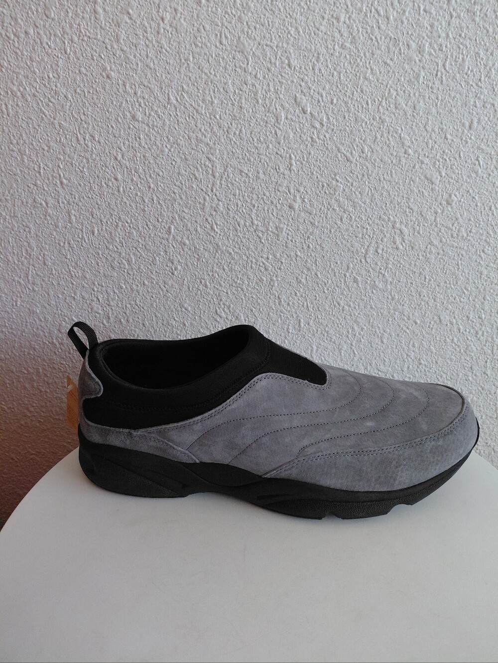 New,without box Propet Men's Stability Slip On Sneaker Dark Gray - Picture 10 of 14